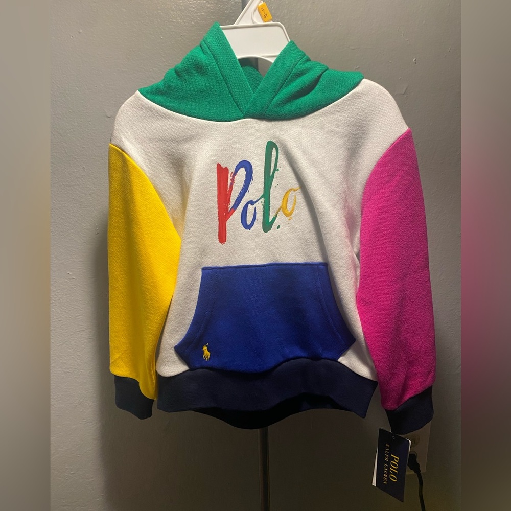 Toddler multicolor Polo Ralph Lauren hoodie